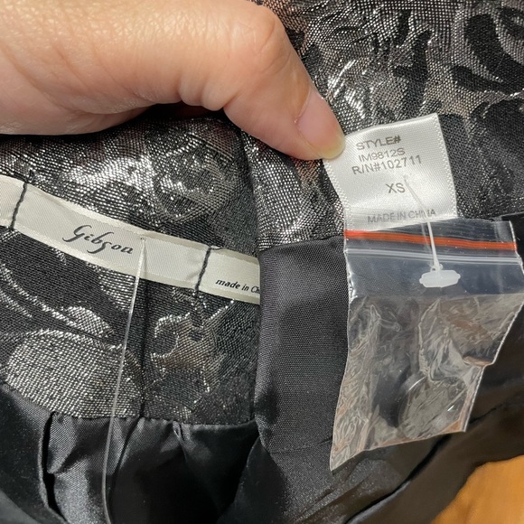 NWOT Nordstrom Tuxedo Brocade Jacquard Floral shiny Formal Evening whimsgoth rav - Picture 8 of 9